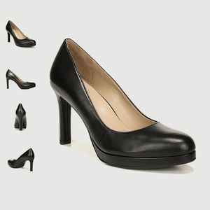 Naturalizer Teresa Leather Platform Pumps- size 8